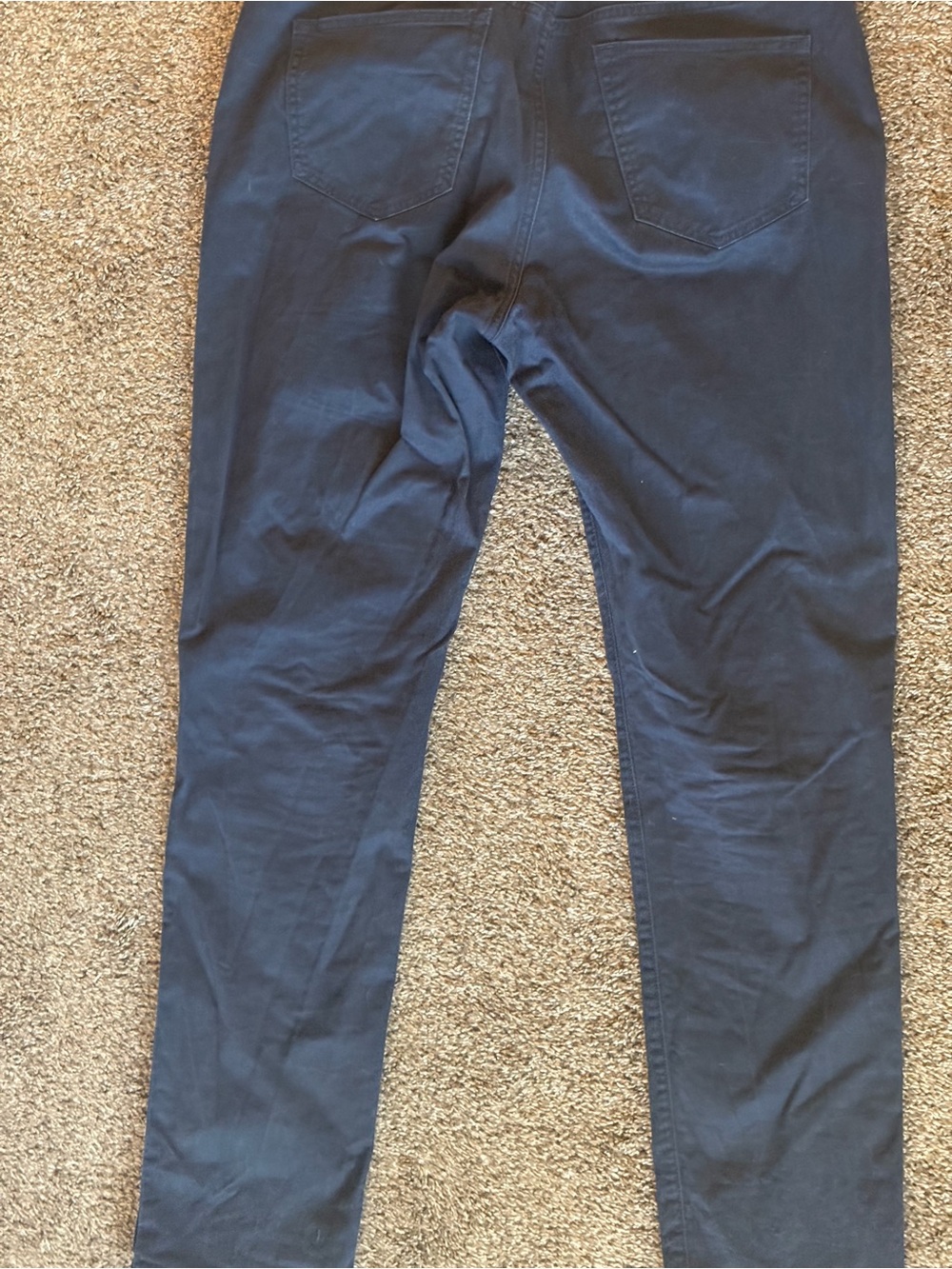 Slim Navy Men's Chinos - Comfortable Everyday Trousers
